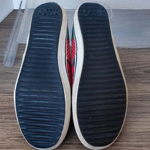 Keds Patchwork Slip On Canvas Shoes Sz 6.5 Multi-colour Casual No Lace Needed - Picture 11 of 13